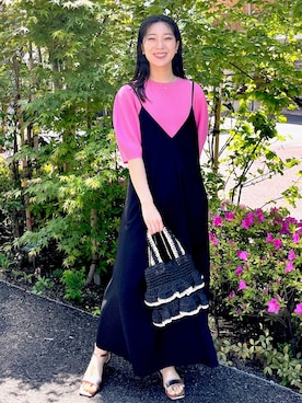 OPAQUE.CLIPスタッフさん（レディース・158cm）の春コーディネート