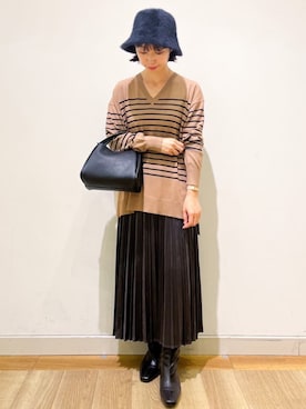 OPAQUE.CLIPスタッフさん(レディース・158cm)の秋コーディネート