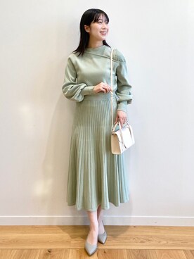 OPAQUE.CLIPスタッフさん(レディース・158cm)の冬コーディネート