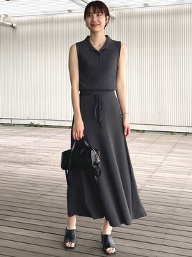 OPAQUE.CLIPスタッフさん(レディース・158cm)の春コーディネート