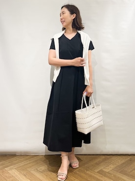 OPAQUE.CLIPスタッフさん（レディース・161cm）の夏コーディネート