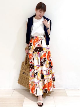 OPAQUE.CLIPスタッフさん（レディース・158cm）の春コーディネート