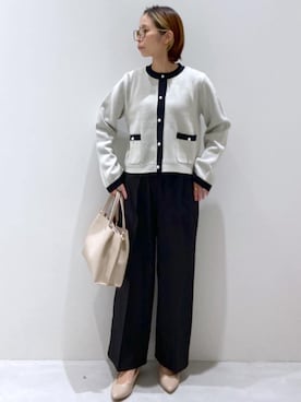 OPAQUE.CLIPスタッフさん（レディース・156cm）の秋コーディネート