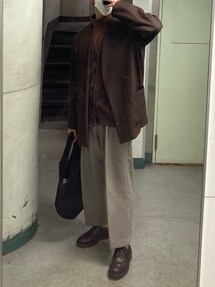 marka（マーカ）の「marka / マーカ：LAPELLESS SHIRT JACKET