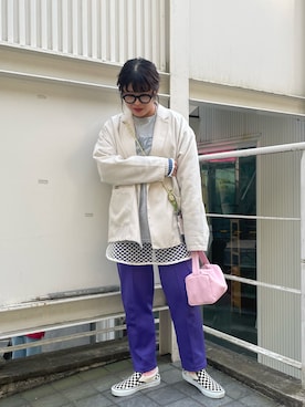 「WC（ダブル シー）のアイテム（バッグ）」を使った、asami shihoさん（レディース・160cm）の春コーディネート