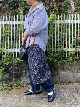 「WEGO（ウィゴー）のアイテム（バレエシューズ）」を使った、asami shihoさん（レディース・160cm）の秋コーディネート