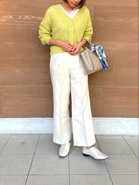 「Te chichi TERRASSE（テチチテラス）のアイテム（その他シューズ）」を使った、tuuさん（レディース・160cm）の春コーディネート
