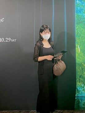 「SENSE OF PLACE by URBAN RESEARCH（センスオブプレイスバイアーバンリサーチ）の『XS・TALL展開あり』ストレッチサスツキハイウエストスカート（スカート、ブラック系）」を使った、kanaeさん（レディース・150cm）の夏コーディネート