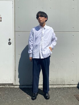 「PUBLIC TOKYO（パブリックトウキョウ）のアイテム（シューズ）」を使った、　しみーさん（メンズ・175cm）の秋コーディネート