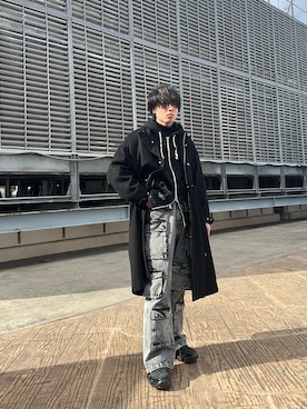 「Lui's（ルイス）のアイテム（その他アウター）」を使った、　しみーさん（メンズ・175cm）の冬コーディネート