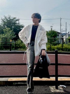 「ARKnets（アークネッツ）のアイテム」を使った、　しみーさん（メンズ・175cm）の夏コーディネート