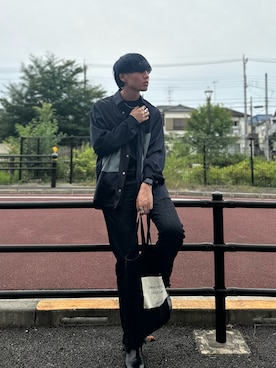 「PADRONE（パドローネ）のアイテム（ブーツ）」を使った、　しみーさん（メンズ・175cm）の夏コーディネート