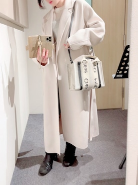 「A part by（アパートバイ）のアイテム（その他アウター）」を使った、みさん（レディース・152cm）の冬コーディネート