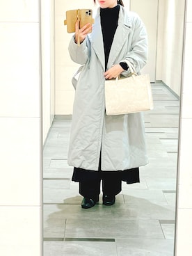 「COMME CA ISM（コムサイズム）のアイテム（その他アウター）」を使った、みさん（レディース・152cm）の冬コーディネート