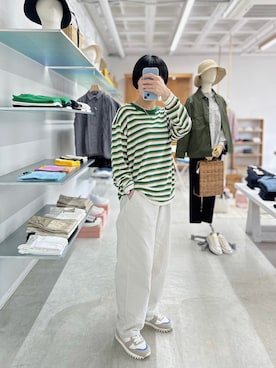 「ASEEDONCLOUD（アシードンクラウド）のアイテム」を使った、hiroさん（レディース・154cm）の春コーディネート