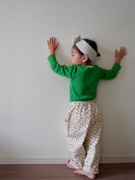 「アイテム（パンツ）」を使った、yuyuさん（キッズ・90cm）の秋コーディネート