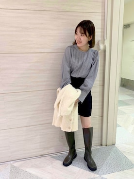 「mystic（ミスティック）のアイテム（スウェットパンツ）」を使った、akariさん（レディース・155cm）の秋コーディネート