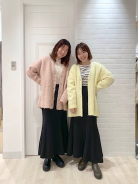 「mystic（ミスティック）のアイテム（Tシャツ/カットソー）」を使った、akariさん（レディース・155cm）の秋コーディネート