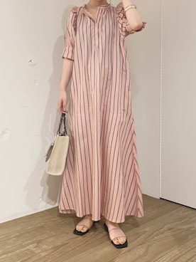 「mystic（ミスティック）のアイテム（ワンピース/ドレス）」を使った、akariさん（レディース・155cm）の夏コーディネート