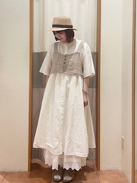 「Samansa Mos2（サマンサ モスモス）のアイテム（その他）」を使った、amiさん（レディース・159cm）の春コーディネート