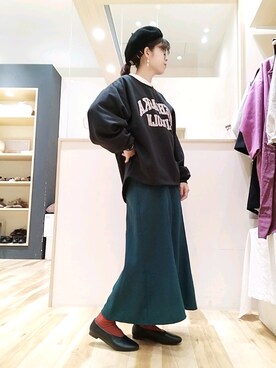yuさん（レディース・166cm）の冬コーディネート