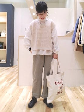 yuさん（レディース・166cm）の冬コーディネート