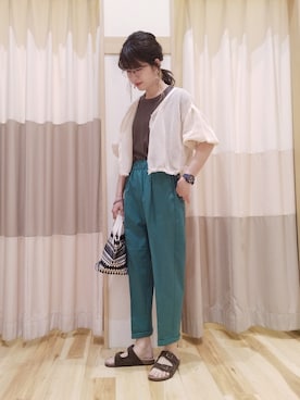 yuさん（レディース・165cm）の夏コーディネート