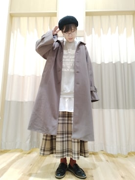 yuさん（レディース・166cm）の冬コーディネート