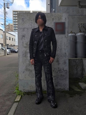 「CLEL（クレイル）のアイテム（アクセサリー）」を使った、JOKEЯさん（メンズ・182cm）の秋コーディネート