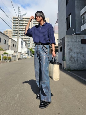 「アイテム（バッグ）」を使った、JOKEЯさん（メンズ・182cm）の夏コーディネート