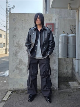 「GRANCY（グランシー）のアイテム（ジャケット/アウター）」を使った、JOKEЯさん（メンズ・182cm）の春コーディネート