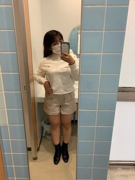 千鳥柄ハイウエストショートパンツを使った人気ファッションコーディネート Wear