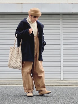 「TSUHARU by Samansa Mos2（ツハルバイサマンサモスモス）のアイテム（その他アウター）」を使った、lomilomiさん（レディース・163cm）の冬コーディネート
