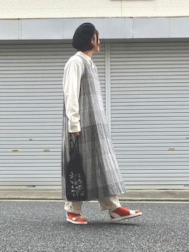 「clarks」｜「アイテム（ワンピース）」を使った、lomilomiさん（レディース・163cm）の春コーディネート