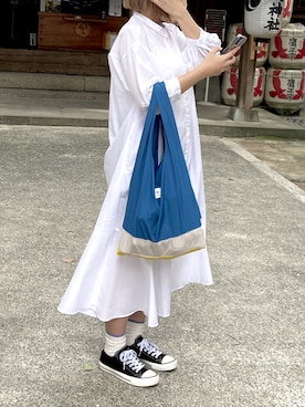 「ANEVER（アンエバー）のアイテム」を使った、向日葵さん（レディース・157cm）の秋コーディネート