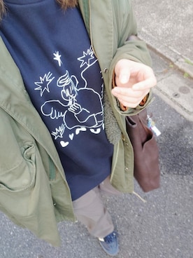 「モッズコート」｜arさん（レディース・172cm）の春コーディネート