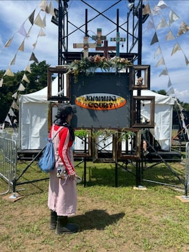 「アイテム（バックパック/リュック）」を使った、arさん（レディース・172cm）の秋コーディネート