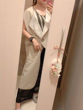 「NINE（ナイン）のアイテム」を使った、chibiroさん（レディース・153cm）の秋コーディネート