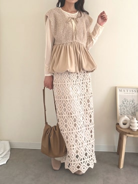 「アイテム（その他）」を使った、collinさん（レディース・158cm）の秋コーディネート