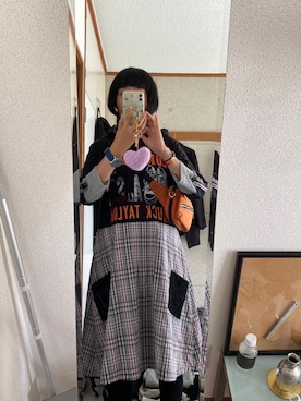 「アイテム（ワンピース/ドレス）」を使った、Cicaさん（レディース・167cm・40代）の秋コーディネート