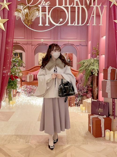 herlipto ケープコート M ポンチョ(Her lip to(ポンチョ)の herlipto ケープコート M ポンチョ(Her lip to(ポンチョ)の