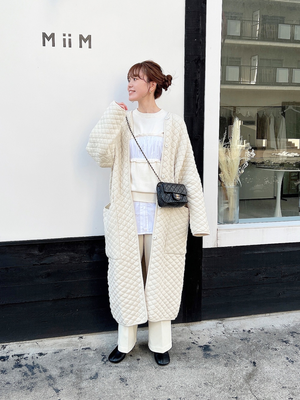 TODAYFUL（トゥデイフル）の「キルティングニットコート