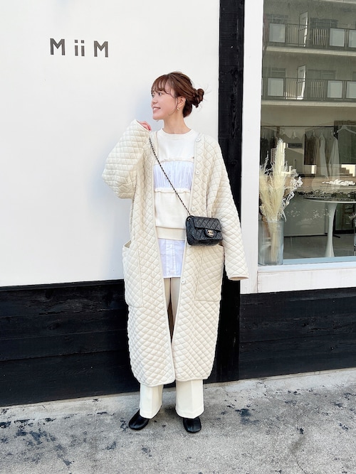 TODAYFUL（トゥデイフル）の「キルティングニットコート