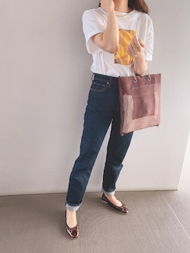 「OUTLET（アウトレット）のアイテム」を使った、Naaさん（レディース・163cm）の夏コーディネート