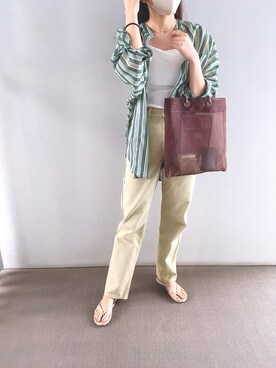 「OUTLET（アウトレット）のアイテム」を使った、Naaさん（レディース・163cm）の夏コーディネート