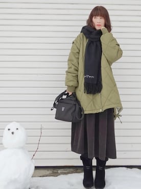 Megchuさん（レディース・155cm）の冬コーディネート