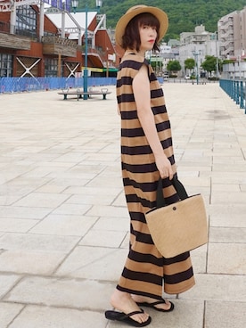 ワンピース ドレスを使った ボーダー の人気ファッションコーディネート Wear