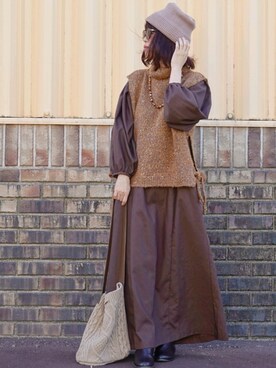 Megchuさん(レディース・155cm)の秋コーディネート