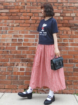 「AAA+（サンエープラス）のアイテム」を使った、Megchuさん（レディース・155cm）の夏コーディネート
