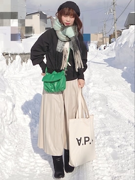 Megchuさん(レディース・155cm)の冬コーディネート
